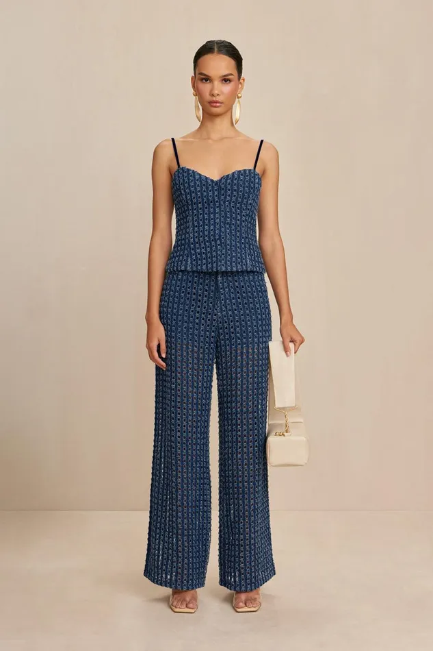 Women Cult Gaia Bottoms KATYA PANT 8211 INDIGO WASH