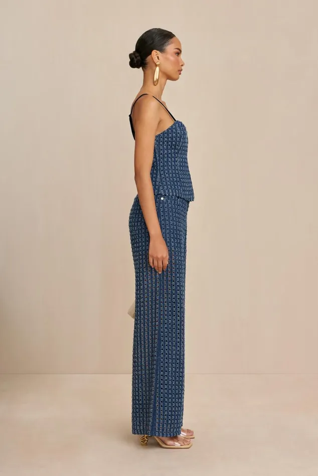Women Cult Gaia Bottoms KATYA PANT 8211 INDIGO WASH Women Cult Gaia Bottoms KATYA PANT 8211 INDIGO WASH