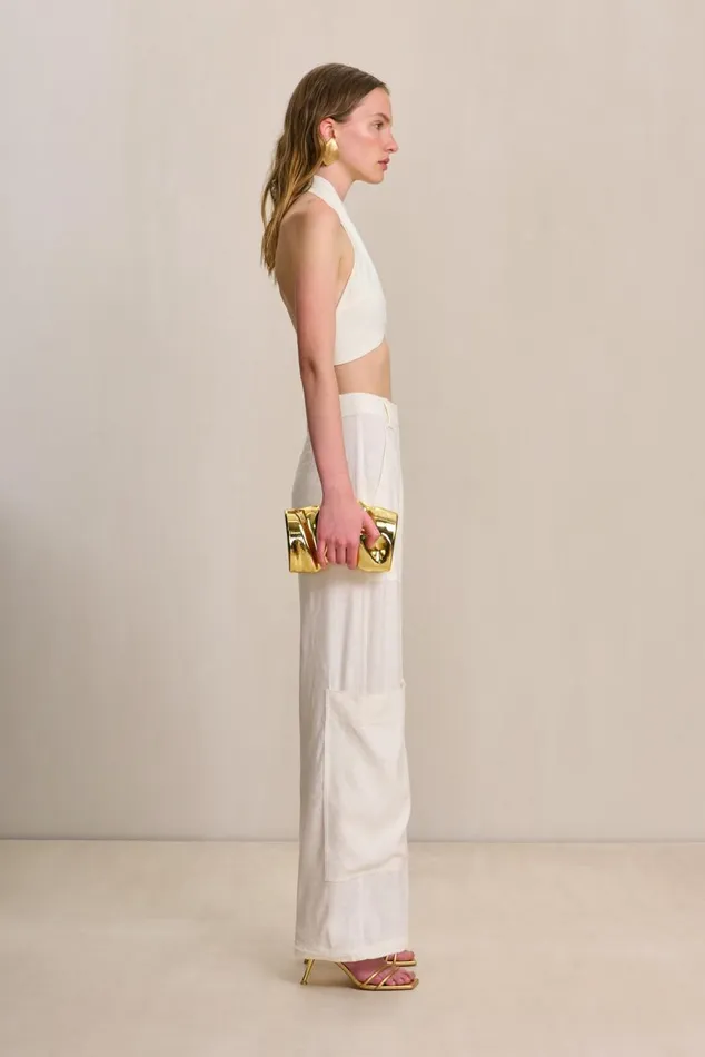 Women Cult Gaia Bottoms WYNN PANT 8211 OFF WHITE LINEN Women Cult Gaia Bottoms WYNN PANT 8211 OFF WHITE LINEN