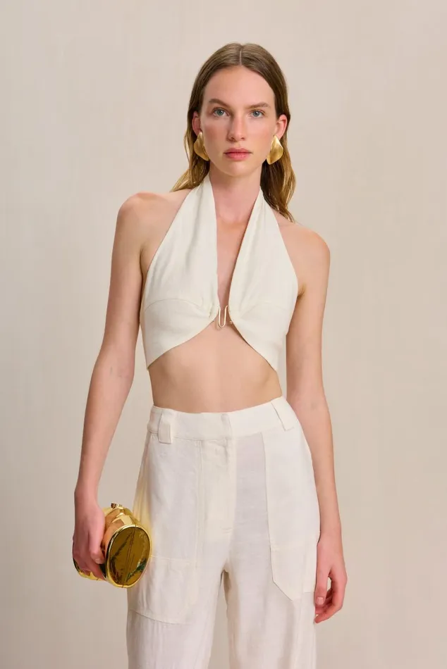 Women Cult Gaia Bottoms WYNN PANT 8211 OFF WHITE LINEN Women Cult Gaia Bottoms WYNN PANT 8211 OFF WHITE LINEN