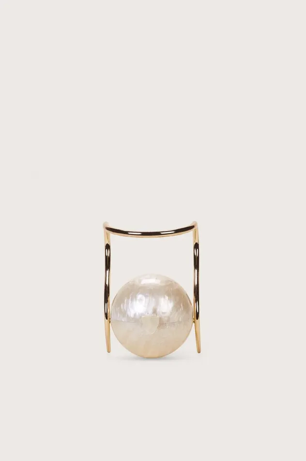 Women Cult Gaia Clutches PEARL BAG 8211 IVORY