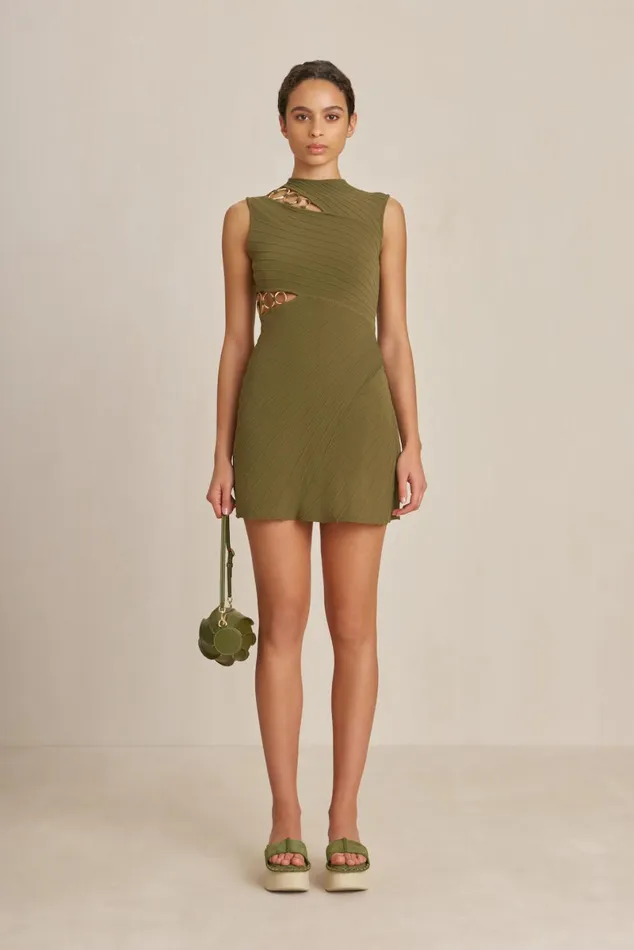 Women Cult Gaia Dresses DIMETRIA KNIT DRESS 8211 SERPENT