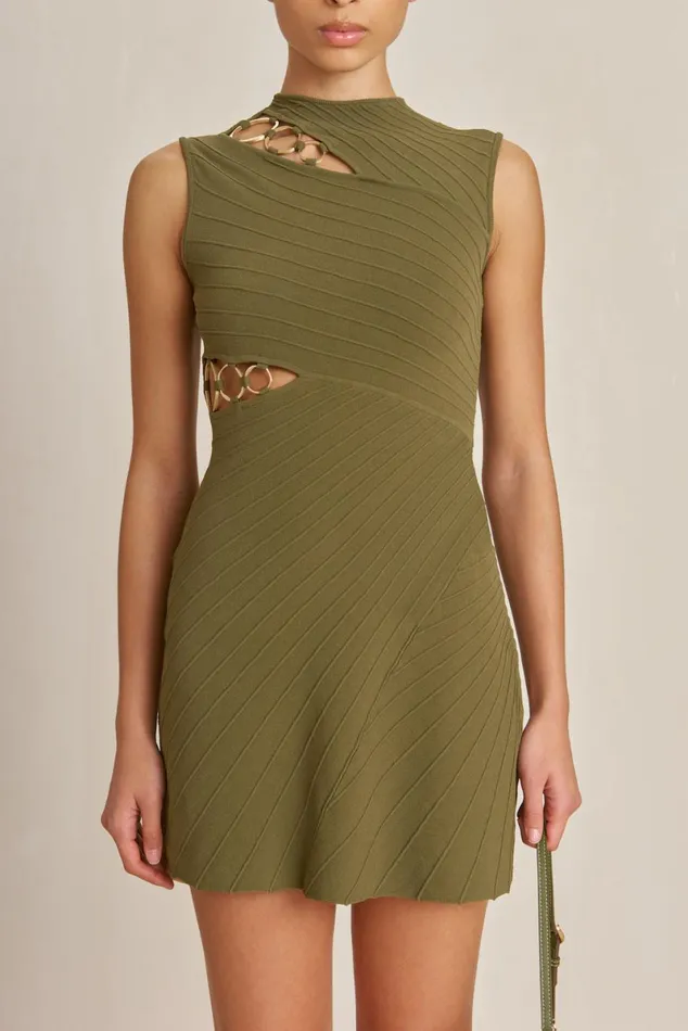 Women Cult Gaia Dresses DIMETRIA KNIT DRESS 8211 SERPENT Women Cult Gaia Dresses DIMETRIA KNIT DRESS 8211 SERPENT