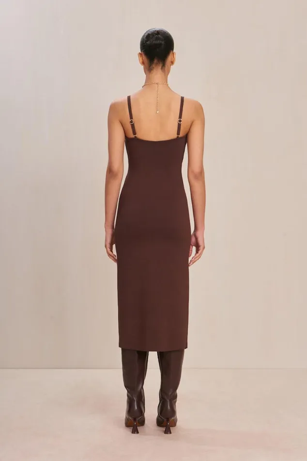 Women Cult Gaia Dresses JENNY KNIT DRESS 8211 JAVA Women Cult Gaia Dresses JENNY KNIT DRESS 8211 JAVA