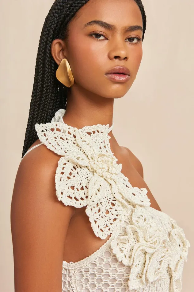 Women Cult Gaia Dresses KENDRIA CROCHET DRESS 8211 OFF WHITE Women Cult Gaia Dresses KENDRIA CROCHET DRESS 8211 OFF WHITE