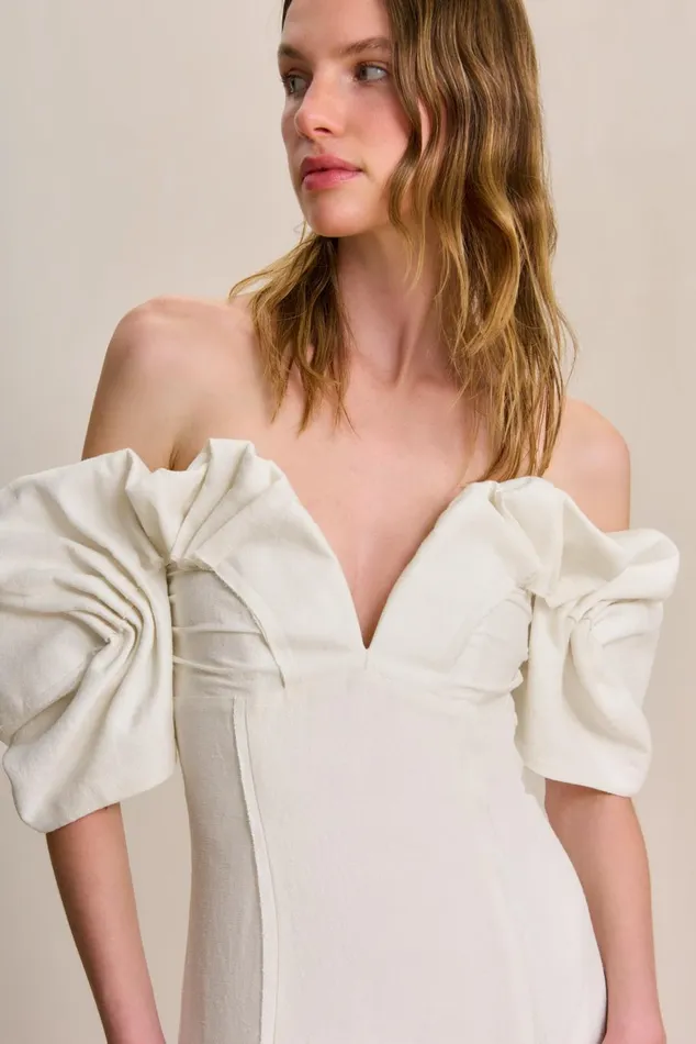 Women Cult Gaia Dresses MUNA DRESS 8211 OFF WHITE