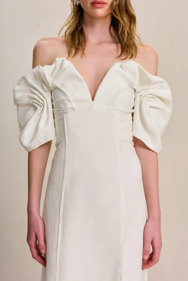 Women Cult Gaia Dresses MUNA DRESS 8211 OFF WHITE Women Cult Gaia Dresses MUNA DRESS 8211 OFF WHITE
