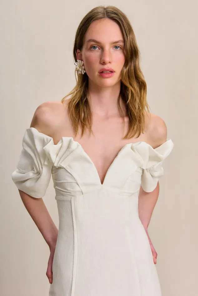 Women Cult Gaia Dresses MUNA DRESS 8211 OFF WHITE Women Cult Gaia Dresses MUNA DRESS 8211 OFF WHITE