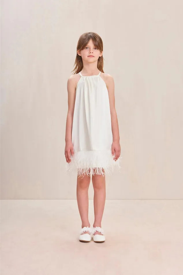 Women Cult Gaia Dresses REEVES KIDS DRESS 8211 OFF WHITE