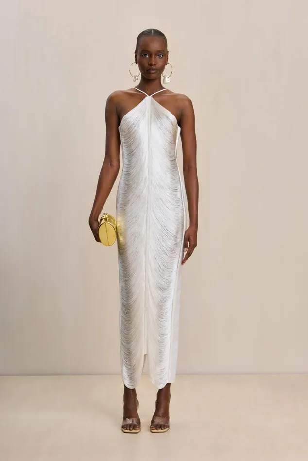 Women Cult Gaia Dresses RENATA GOWN 8211 OFF WHITE Women Cult Gaia Dresses RENATA GOWN 8211 OFF WHITE