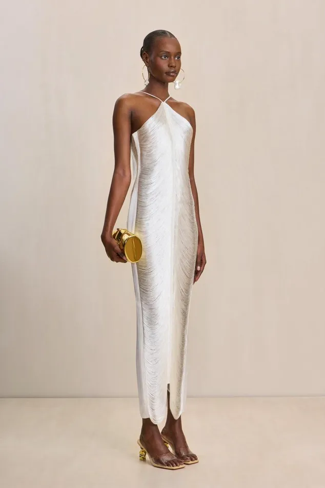 Women Cult Gaia Dresses RENATA GOWN 8211 OFF WHITE Women Cult Gaia Dresses RENATA GOWN 8211 OFF WHITE