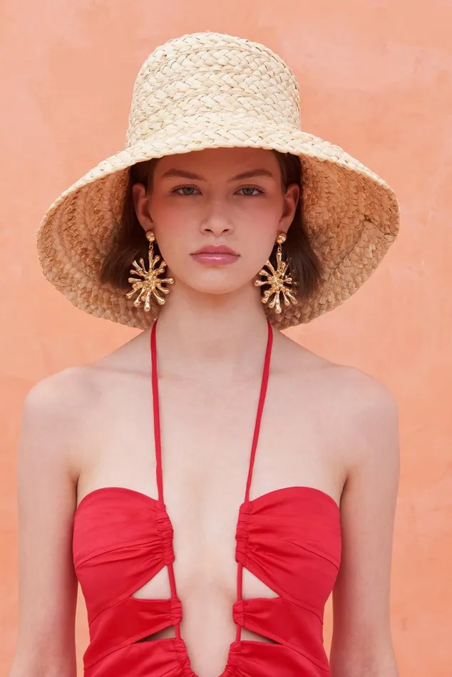 Women Cult Gaia Hats BIJAN HAT 8211 NATURAL Women Cult Gaia Hats BIJAN HAT 8211 NATURAL