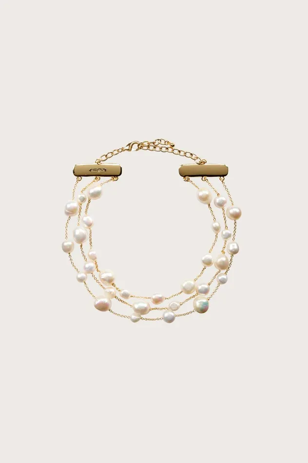Women Cult Gaia Jewelry NYALA CHOKER 8211 PEARL