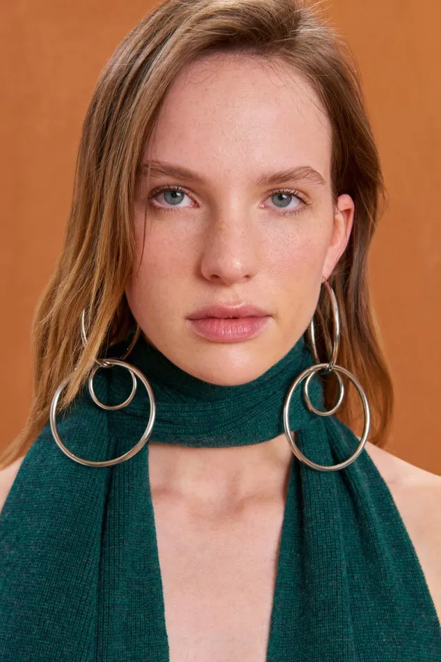 Women Cult Gaia Jewelry TRIA SMALL EARRING 8211 SHINY SILVER Women Cult Gaia Jewelry TRIA SMALL EARRING 8211 SHINY SILVER