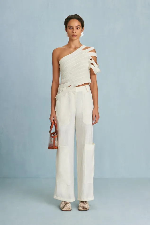 Women Cult Gaia Knits SASHI KNIT TOP 8211 OFF WHITE Women Cult Gaia Knits SASHI KNIT TOP 8211 OFF WHITE
