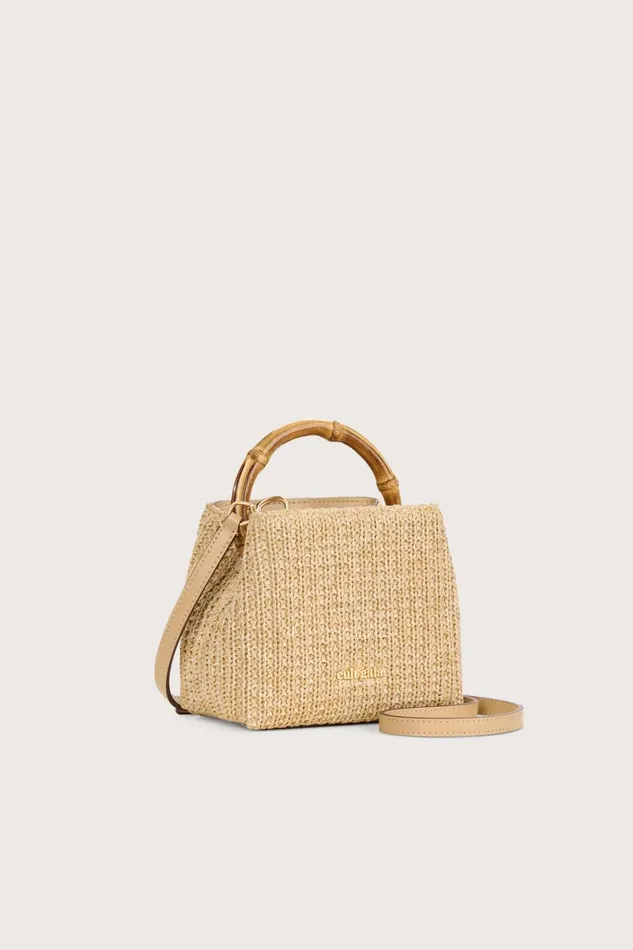 Women Cult Gaia Mini Bags SOLENE MINI CROSSBODY BAG 8211 NATURAL Women Cult Gaia Mini Bags SOLENE MINI CROSSBODY BAG 8211 NATURAL