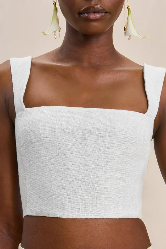 Women Cult Gaia Tops CAMILLA TOP 8211 OFF WHITE
