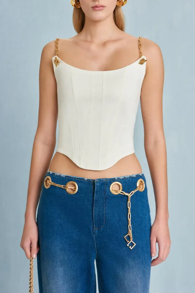 Women Cult Gaia Tops FIANNA TOP 8211 OFF WHITE