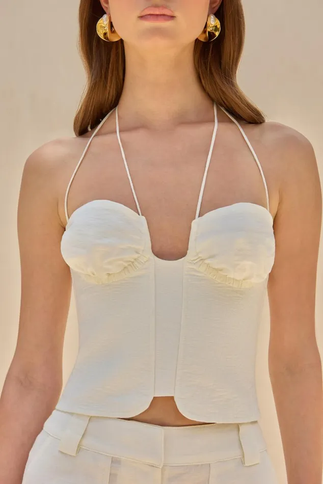 Women Cult Gaia Tops HAVANA TOP 8211 OFF WHITE