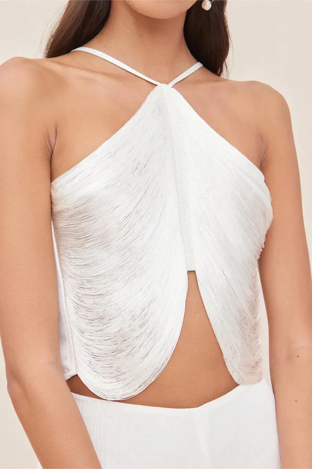Women Cult Gaia Tops QUELLA TOP 8211 OFF WHITE