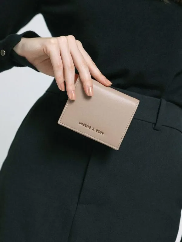Women Daisy BiFold Small Wallet 8211 Sand CHARLES and KEITH Small Wallets Women Daisy BiFold Small Wallet 8211 Sand CHARLES and KEITH Small Wallets