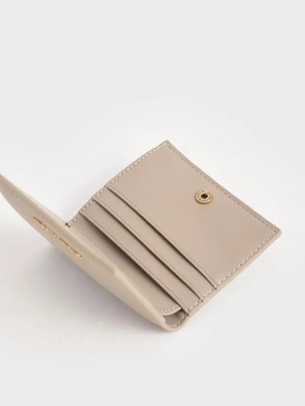 Women Daisy BiFold Small Wallet 8211 Sand CHARLES and KEITH Small Wallets Women Daisy BiFold Small Wallet 8211 Sand CHARLES and KEITH Small Wallets