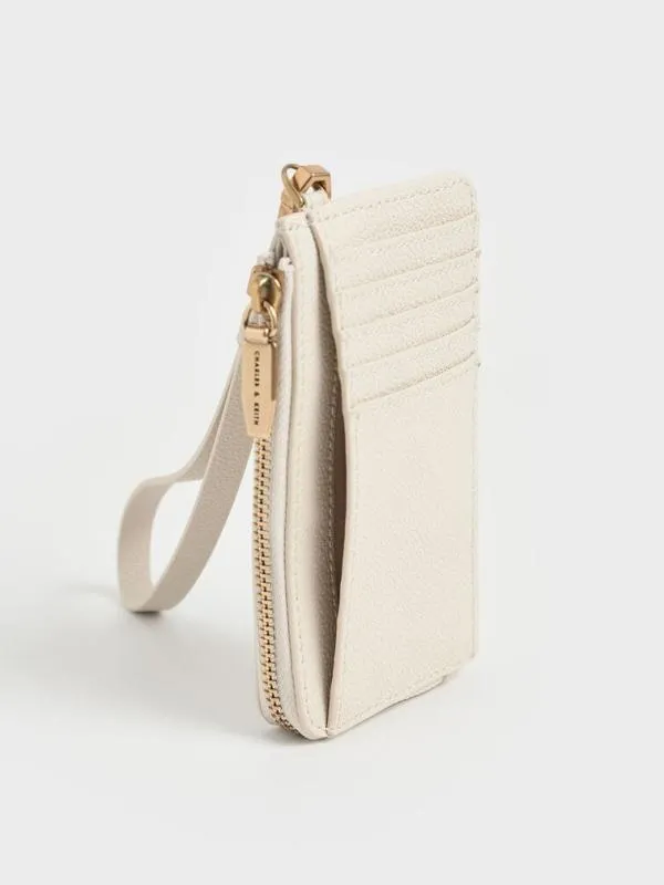 Women Dixie MultiSlot Wristlet Card Holder 8211 Cream CHARLES and KEITH Card Holders Women Dixie MultiSlot Wristlet Card Holder 8211 Cream CHARLES and KEITH Card Holders
