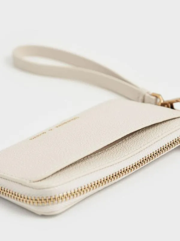 Women Dixie MultiSlot Wristlet Card Holder 8211 Cream CHARLES and KEITH Card Holders Women Dixie MultiSlot Wristlet Card Holder 8211 Cream CHARLES and KEITH Card Holders