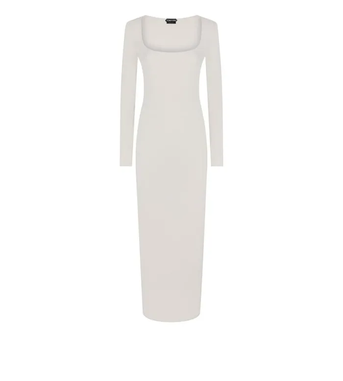 Women Dresses Tom Ford Cashmere Silk Square Neck Dress
