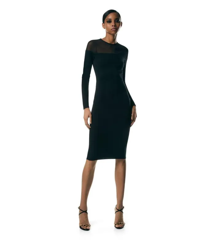 Women Dresses Tom Ford Fine Cashmere Silk and Silk Thread Dress Women Dresses Tom Ford Fine Cashmere Silk and Silk Thread Dress