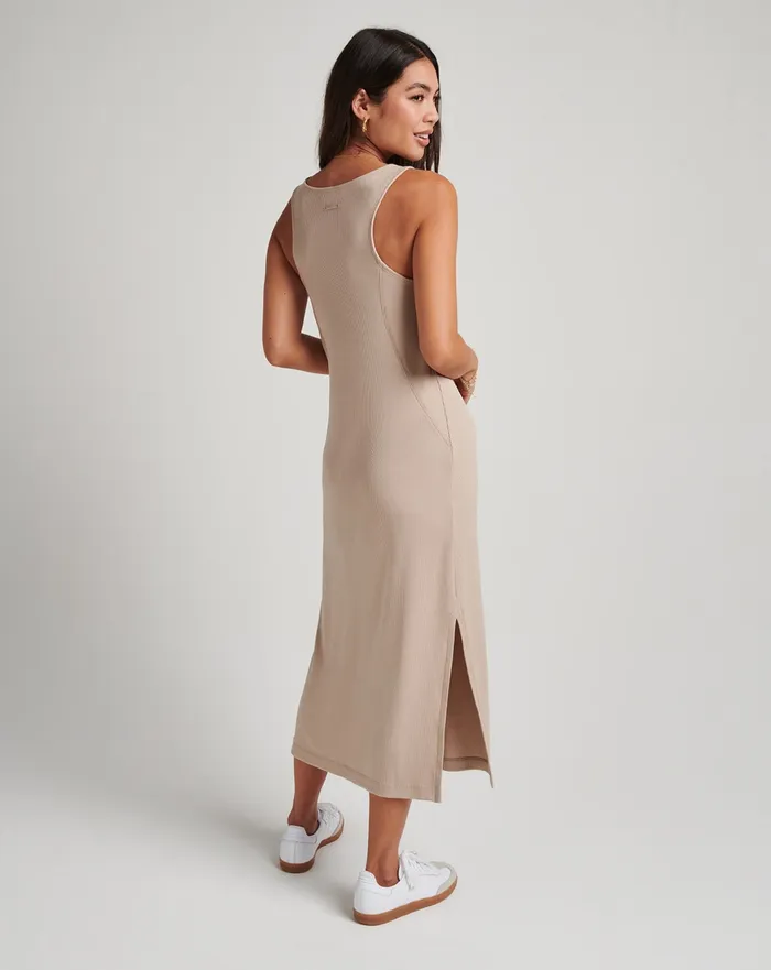 Women Dresses TravisMathew HADLEY WOOD MIDI DRESS Atmosphere