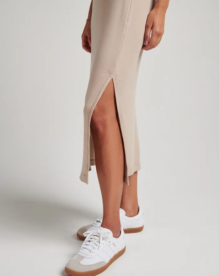 Women Dresses TravisMathew HADLEY WOOD MIDI DRESS Atmosphere