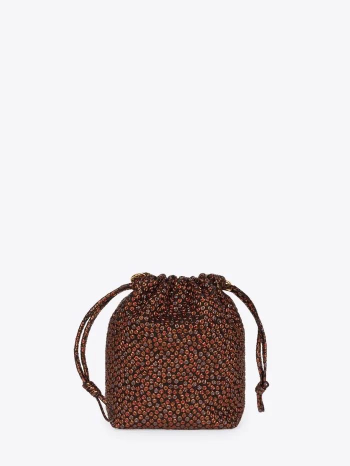 Women Dries Van Noten Bags and Leather Goods Jacquard Pouch Bag