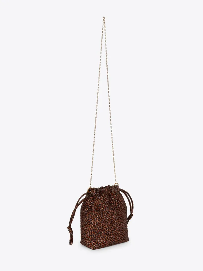 Women Dries Van Noten Bags and Leather Goods Jacquard Pouch Bag