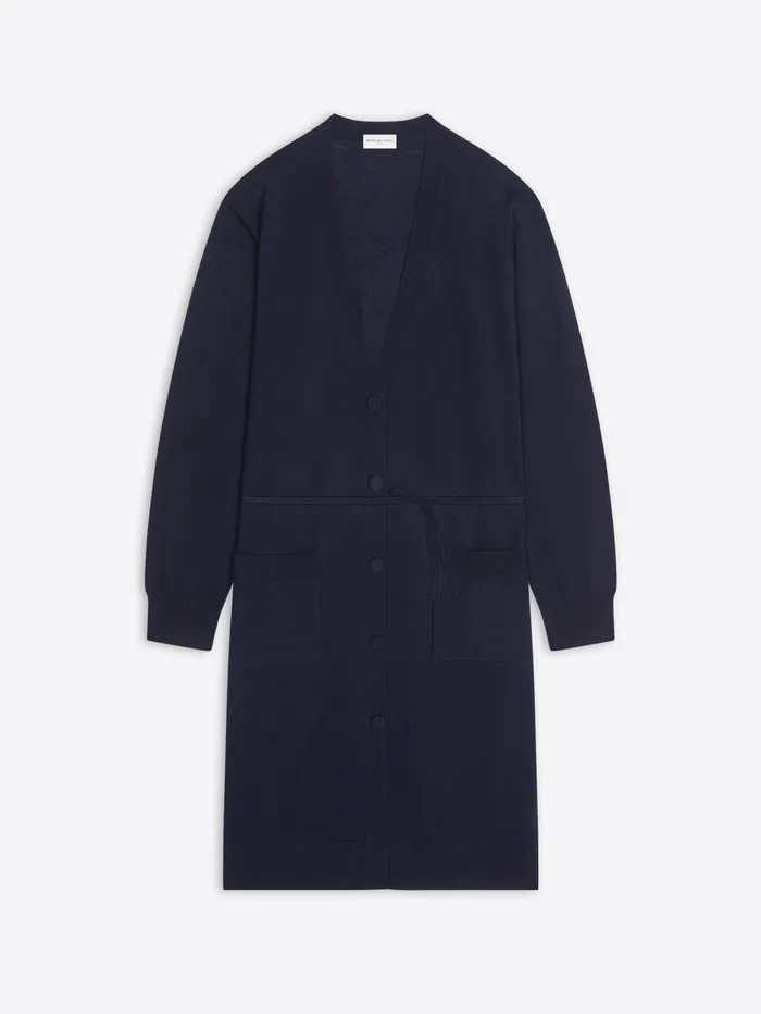 Women Dries Van Noten Knitwear Merino Wool Cardigan