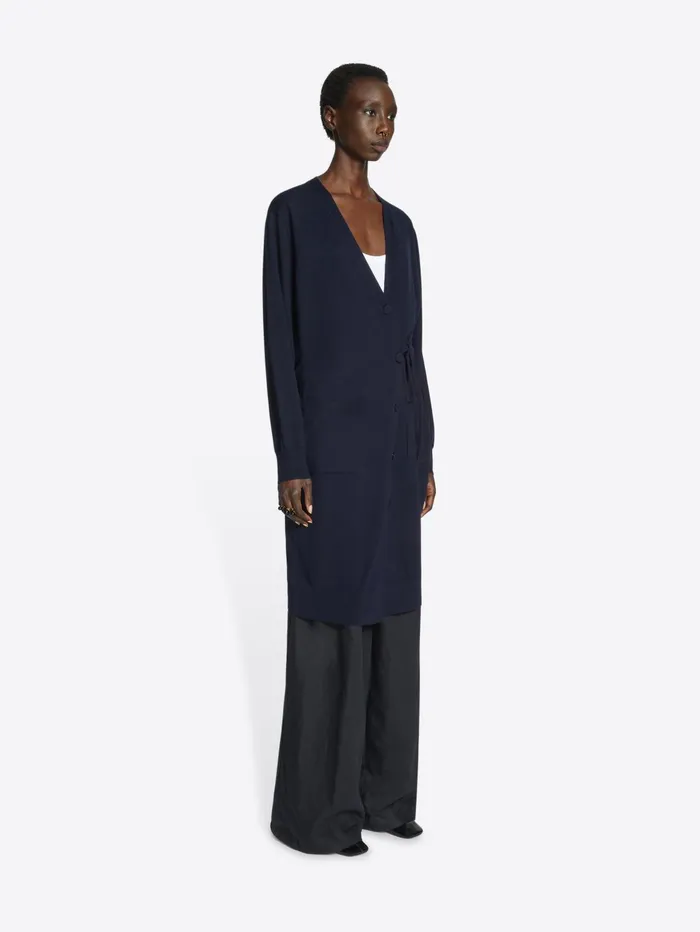 Women Dries Van Noten Knitwear Merino Wool Cardigan