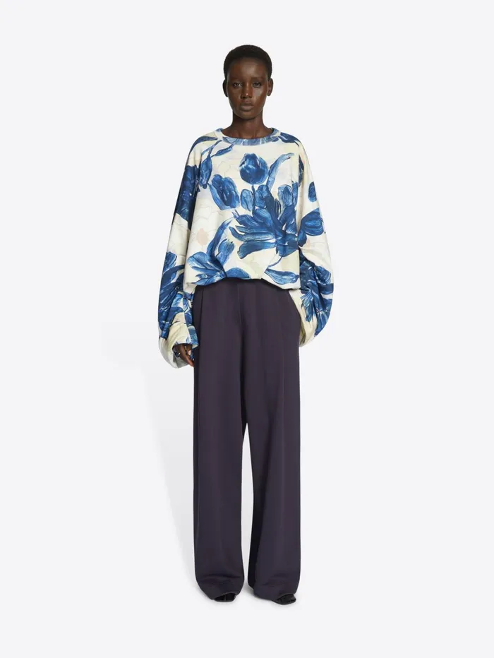 Women Dries Van Noten Tshirts and Sweatshirts Draped Sweatshirt