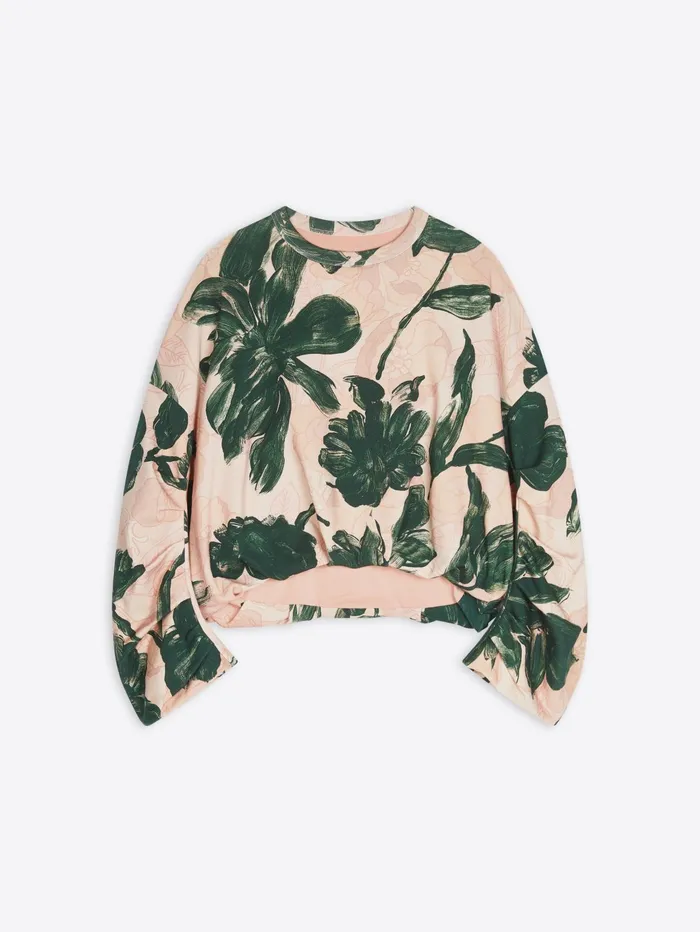 Women Dries Van Noten Tshirts and Sweatshirts Draped Sweatshirt