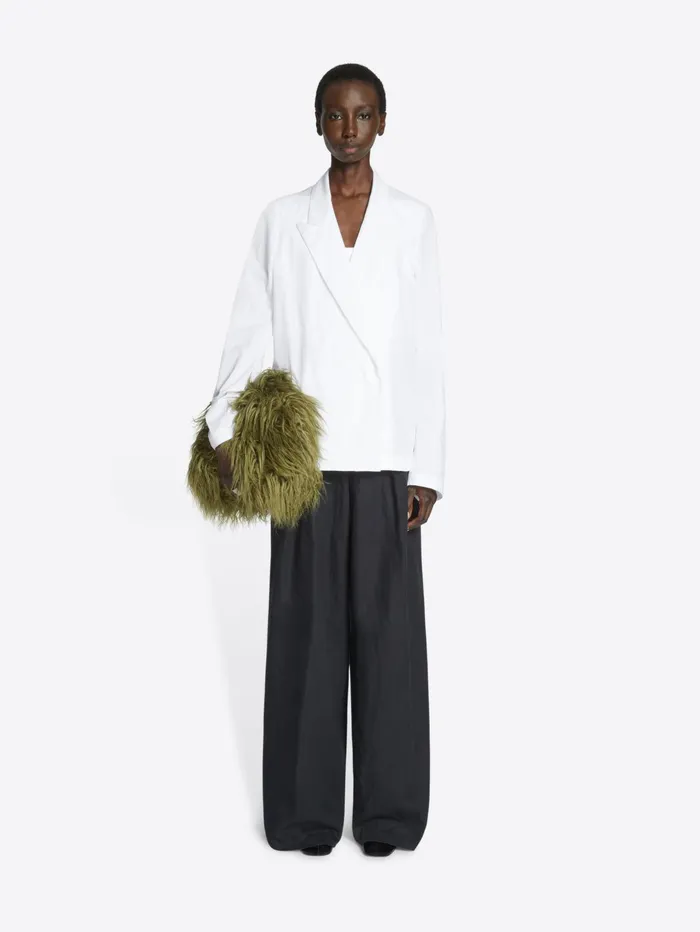 Women Dries Van Noten Tops and Blouses Cotton Blazer Shirt