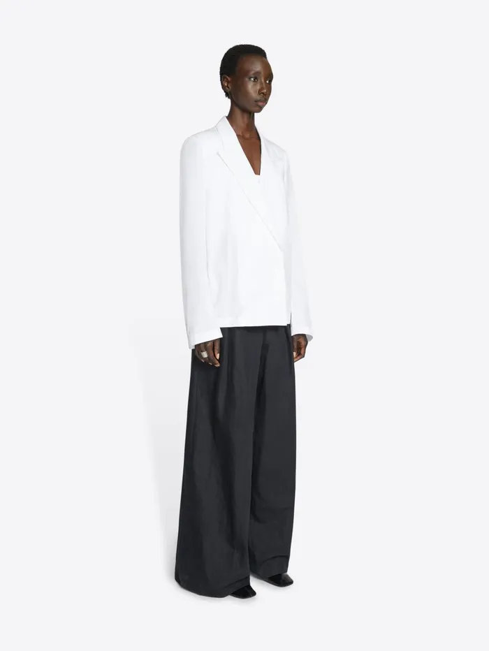 Women Dries Van Noten Tops and Blouses Cotton Blazer Shirt