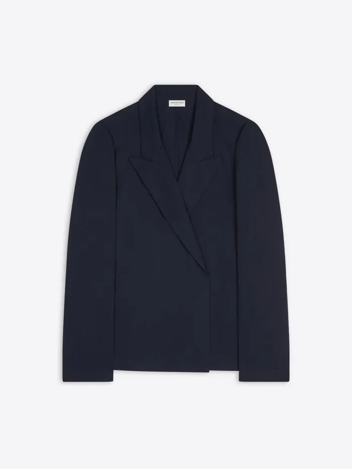 Women Dries Van Noten Tops and Blouses Cotton Blazer Shirt