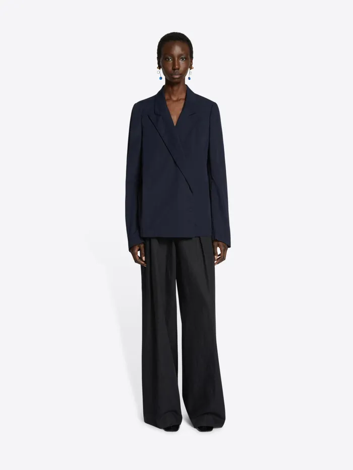 Women Dries Van Noten Tops and Blouses Cotton Blazer Shirt