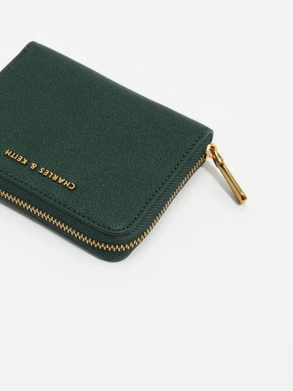 Women Dulcie ZipAround Square Wallet 8211 Green CHARLES and KEITH Small Wallets Women Dulcie ZipAround Square Wallet 8211 Green CHARLES and KEITH Small Wallets