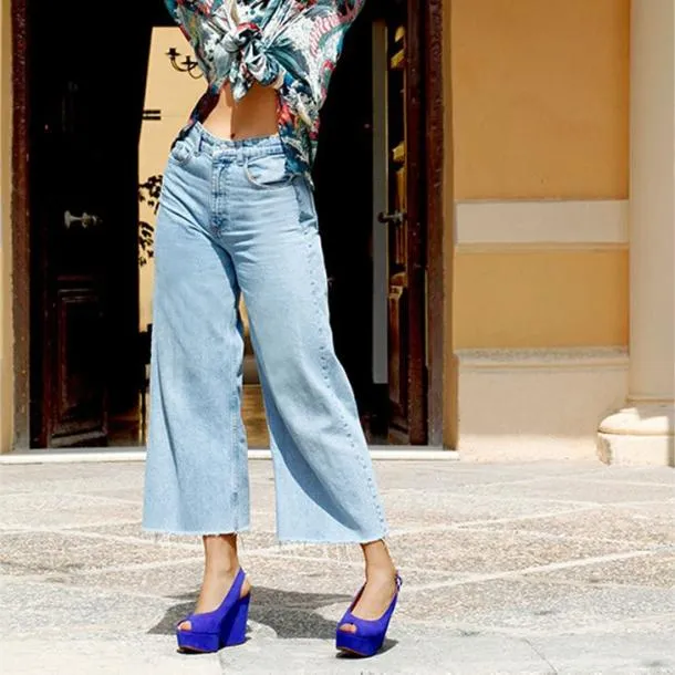 Women DYLAN Suede Blue Clergerie Wedges