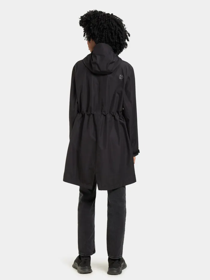 Women Eliana Parka Black Didriksons Spring Jackets