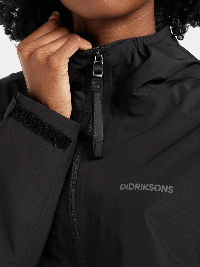 Women Eliana Parka Black Didriksons Spring Jackets