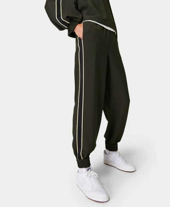 Women Elite Track Pants Dark Ivy Green Sweaty Betty Trousers