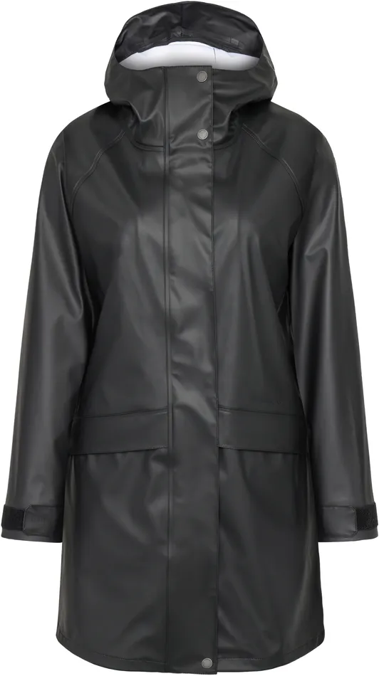 Women Elly Parka Galon Black Didriksons Autumn Jackets