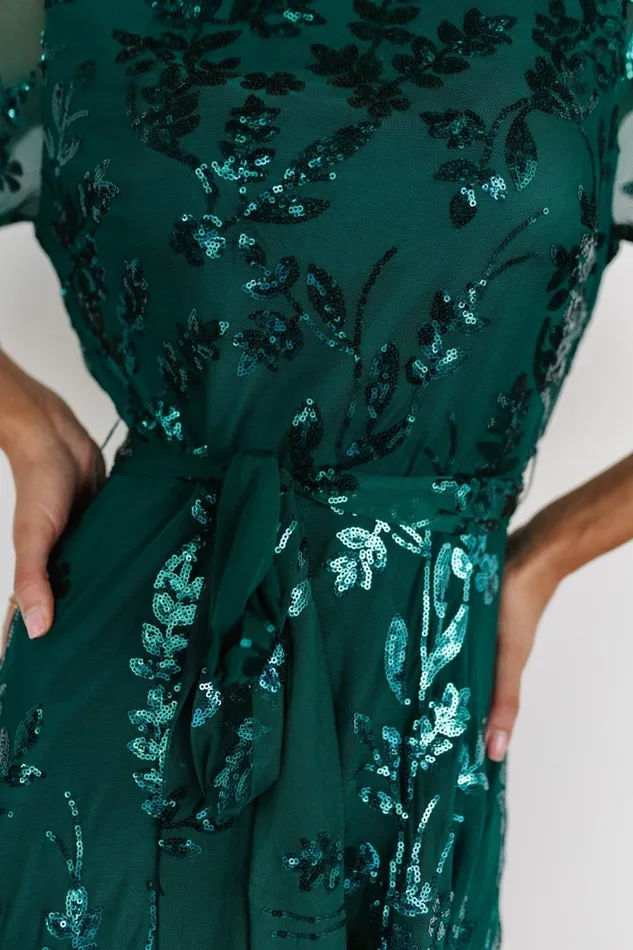 Women Embellished Sequin Baltic Born Destiny Sequin Maxi Dress Emerald Women Embellished Sequin Baltic Born Destiny Sequin Maxi Dress Emerald