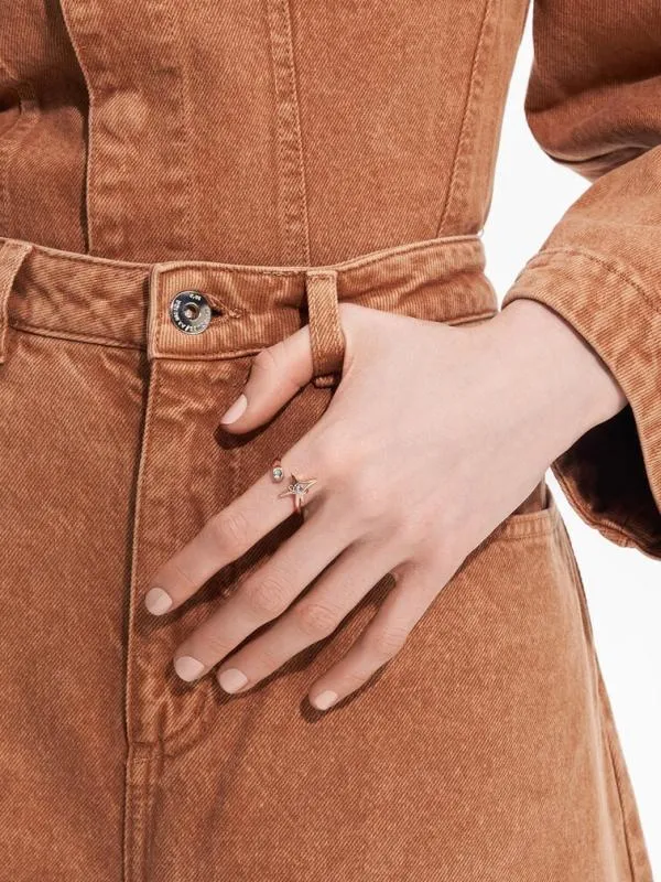 Women Estelle Star Crystal Ring 8211 Rose Gold CHARLES and KEITH Rings Women Estelle Star Crystal Ring 8211 Rose Gold CHARLES and KEITH Rings